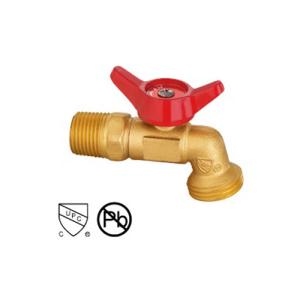 Wholesale Brass Hose Bibb Cock Ball Valve Male And Female Thread Ball Valve With Lock Nut from china suppliers