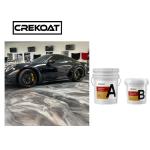 Crystal Clear Concrete Metallic Epoxy Floor Coating Scratch Resistant