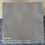 25000Lbs Plastic Interlocking Garage Floor Tiles 3D Cubic 400x400mm
