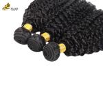 Curly Wave Weft Weave Hair Extensions Afro Kinky Bundles Natural Black