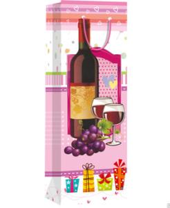 Wholesale Hiqh quality custom paper material for shopping wine bag from china suppliers