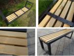 antirust 3 Seat 1500mm Cast Iron And Wood Garden Bench