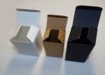 White Brown Black Pharmaceutical Packaging Box Without Printing For 10ml Vial