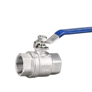 Wholesale Normal Temperature SS316/304 2 Pcs Stainless Steel Ball Valve for Hydraulic Media 1000psi BSP NPT Threaded from china suppliers