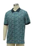 Fitted Mens Patterned Polo Shirts , Classic Polo Solid Color T Shirts 100%