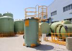 3600mm FRP Cylindrical Storage Tank Chemical Resistance Water Reservoir