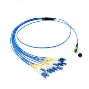 Buy cheap SENKO Optical Fiber Patch Cord Standard Loss SM G657A MPO-LC UPC Fanout 2.0mm from wholesalers