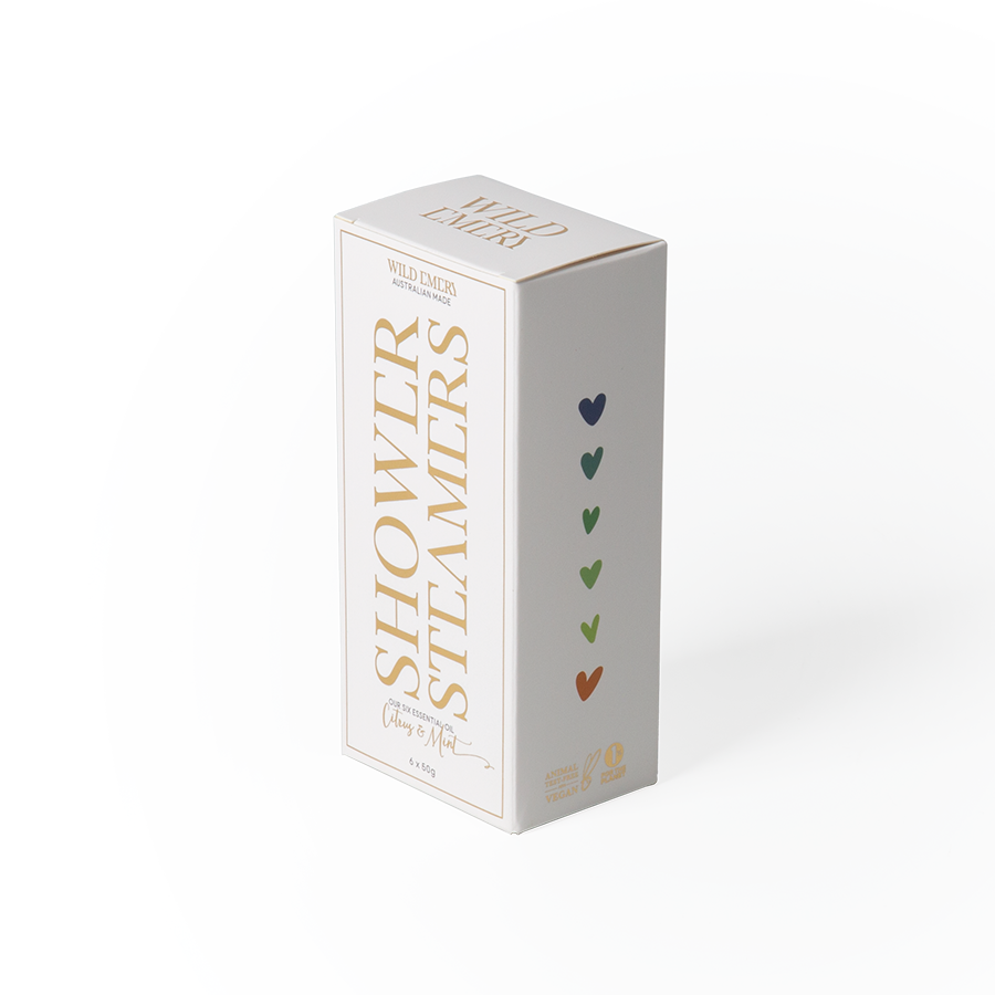 Paperboard Square Perfume Empty Bottle Box for Shower Steam Machine Custom Design Thickness