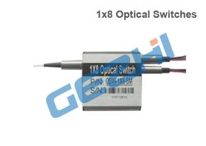 Wholesale FC APC Pigtailed Latched 1x8T 1550nm Fiber Optical Switches from china suppliers