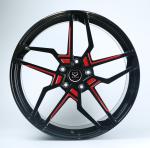 sae j2530 wheels red and black two colors 18inch 19inch alloy wheels for X5