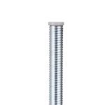 Red Nylon Scaffolding Wheels 8 Inch Solid Steel Long Threaded Stem 2200LBS