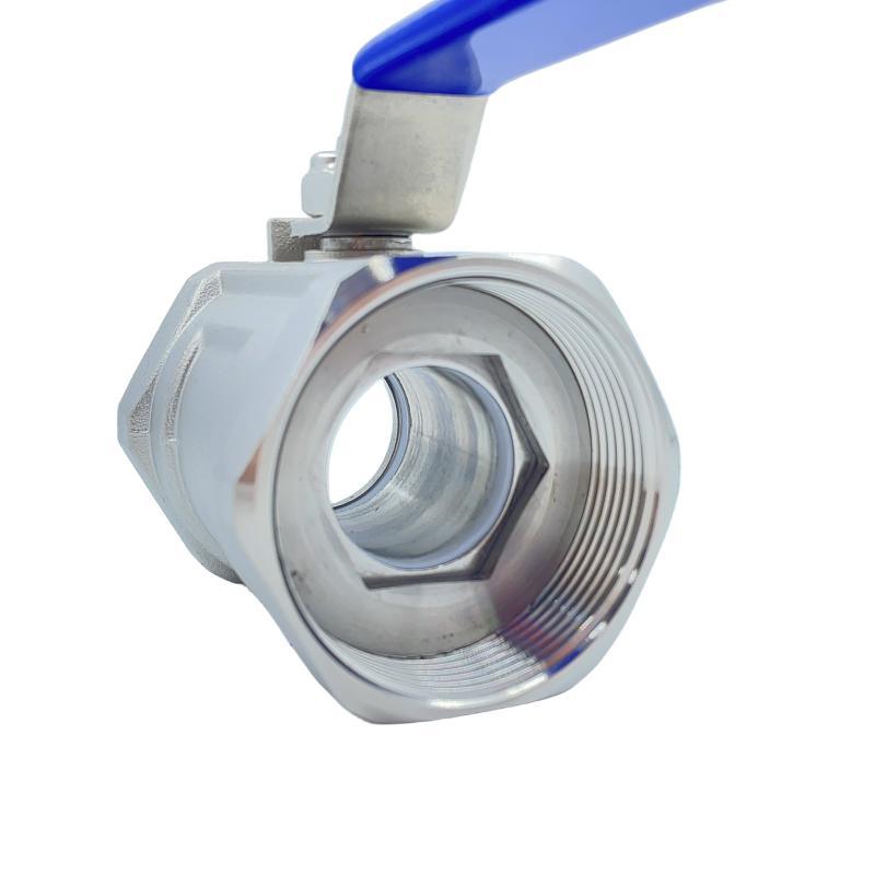 201/304/316 Stainless Steel 1 PC Ball Valve with Handle