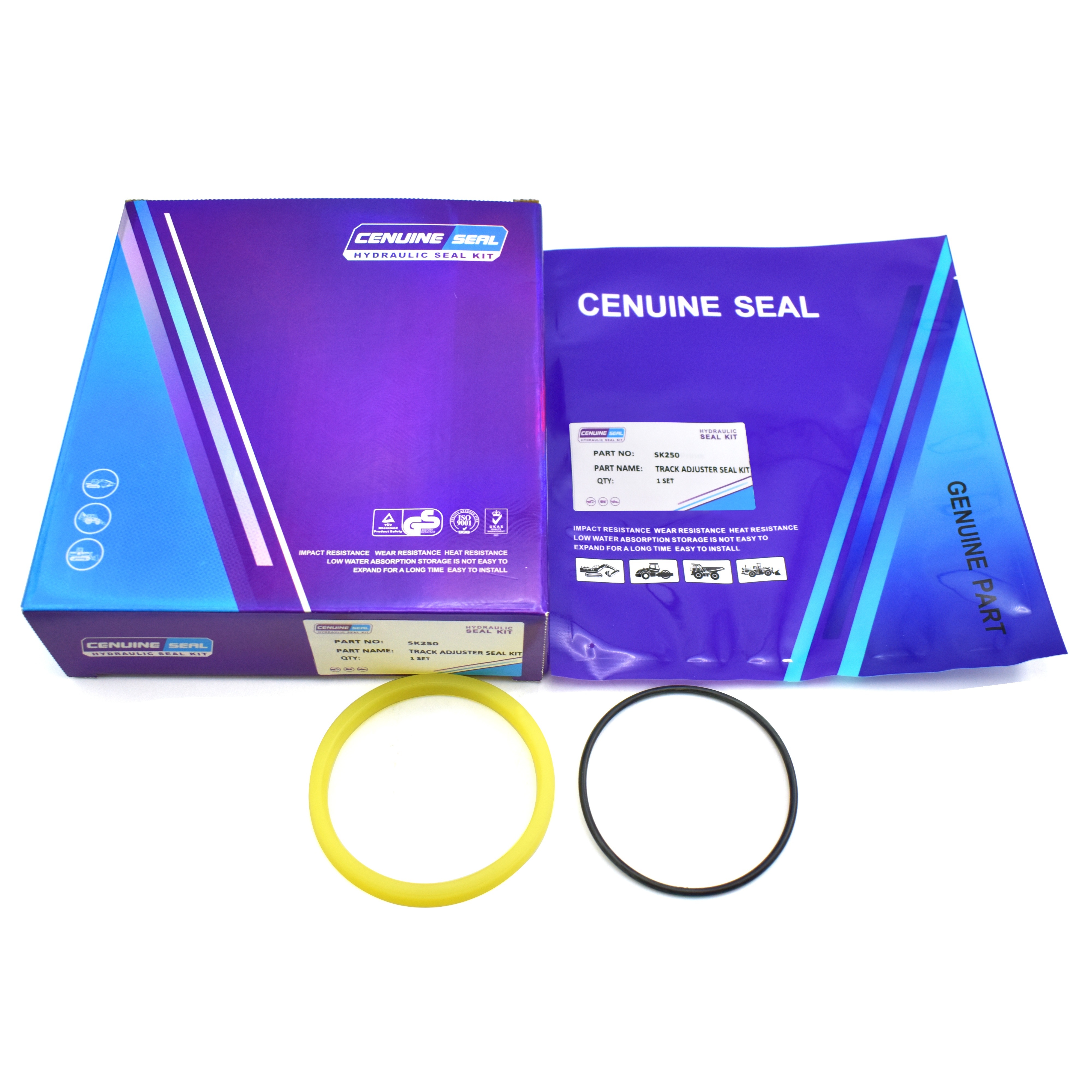 Buy cheap SK250 Hydraulic Track Adjuster Seal Kit For Kobelco Excavator Replacement from wholesalers