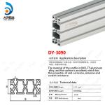 Industrial Aluminum Alloy Profile Dy-3090 Frame Support Assembly Line