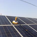 Aluminum Alloy/Carbon Fiber Solar Panel Cleaning Brush for Optimal Performance