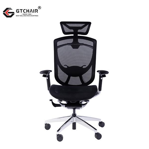 Ergo Manager Adjustable Office Chair Mesh Executive With Headrest