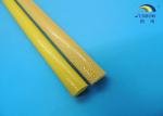 High Temperature Fiberglass Polyurethane Sleeving for F Grade application
