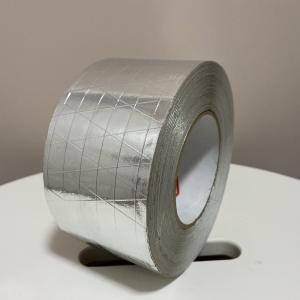 Wholesale Silver Aluminum Foil Tapes Double Water Activated Adhesive Glass Fiber Insulation from china suppliers