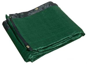 Wholesale Brass Grommets Privacy Windscreen Fabric , 95% Blockage Privacy Black Fence Screen from china suppliers
