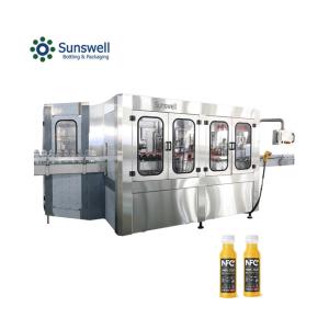 Wholesale Fresh Juice Filling Machine Plastic Bottle Beverage Filling Production Line from china suppliers
