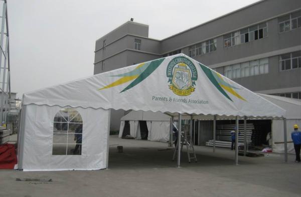 Premium Large Outdoor Storage Tents Fire Retardant Covers High Load Wind
