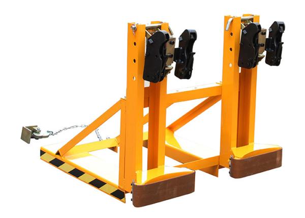 DG1000D Forklift Mounted Rubber-belt Drum Grabbers Double Eagle-Grip Automatic