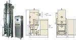 Vertical Continuous Fluid Bed Dryer Machine High Performance For Coffee Powder