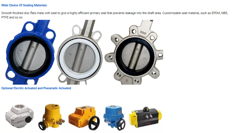 OEM Customized Resilient Seated Ductile Cast Iron Butterfly Valves for Industrial Control