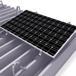 Industrial Silver Aluminum Slotted Rail For Solar Energy System Roof Ground