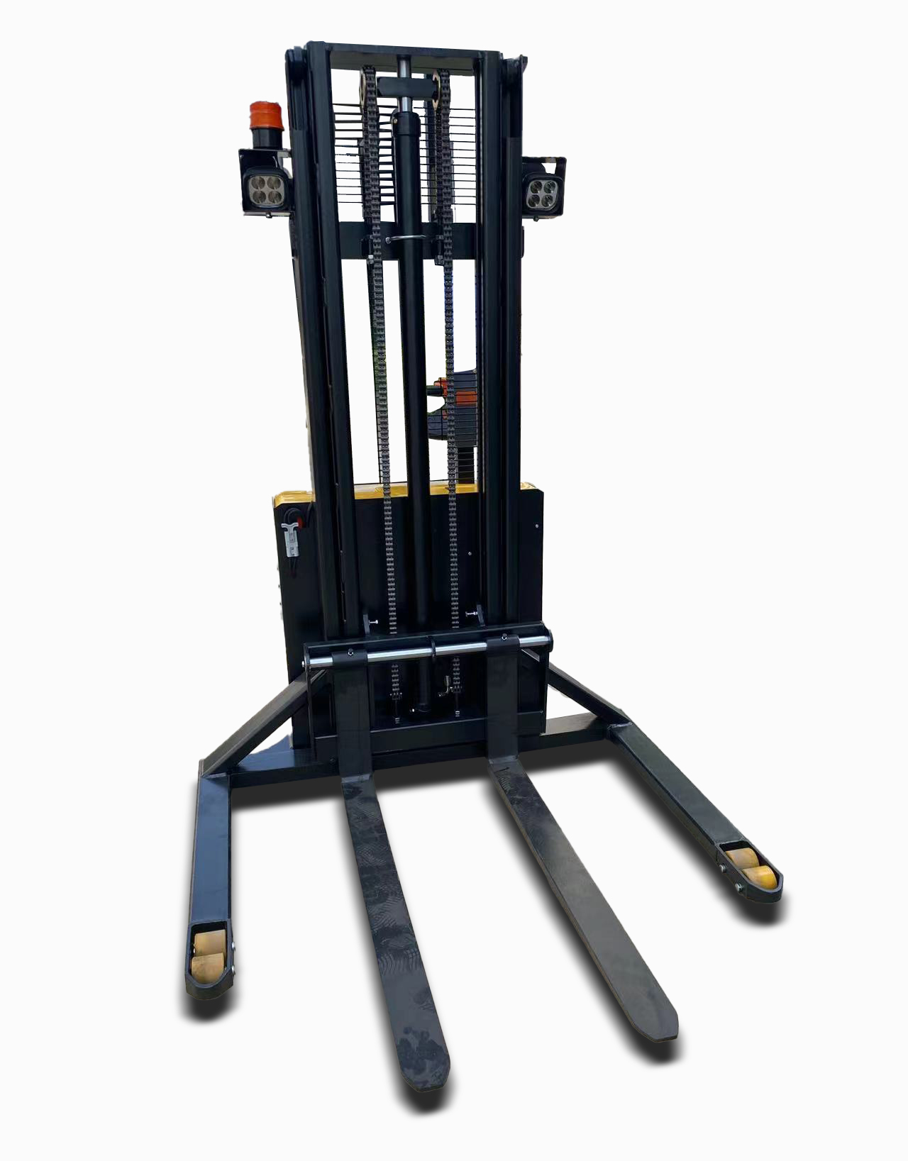 1.5 Ton 1500kg 2m 3m 4m Walkie electric stacker pedestrian Electric Pallet Stacker Widen fixed leg