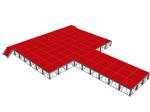 Aluminum Carpet Movable Stage For Sale