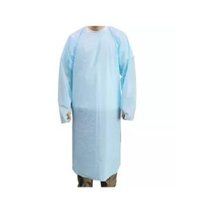 Wholesale Waterproof Medical Use Clothing Disposable Isolation Gown CPE Gown with Back Ties from china suppliers