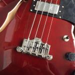 New style high-quality hollow body electric guitar 4 string bass, Double F holes