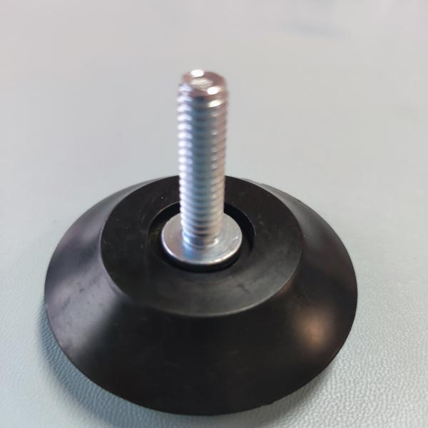 14mm Height Furniture Replacement Legs M6X25mm Leveling Swivel SS Adjustable