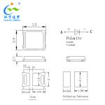 Chip SMD 2835 UV LED Chip 365nm - 375nm Gold Wires For Plant Growth