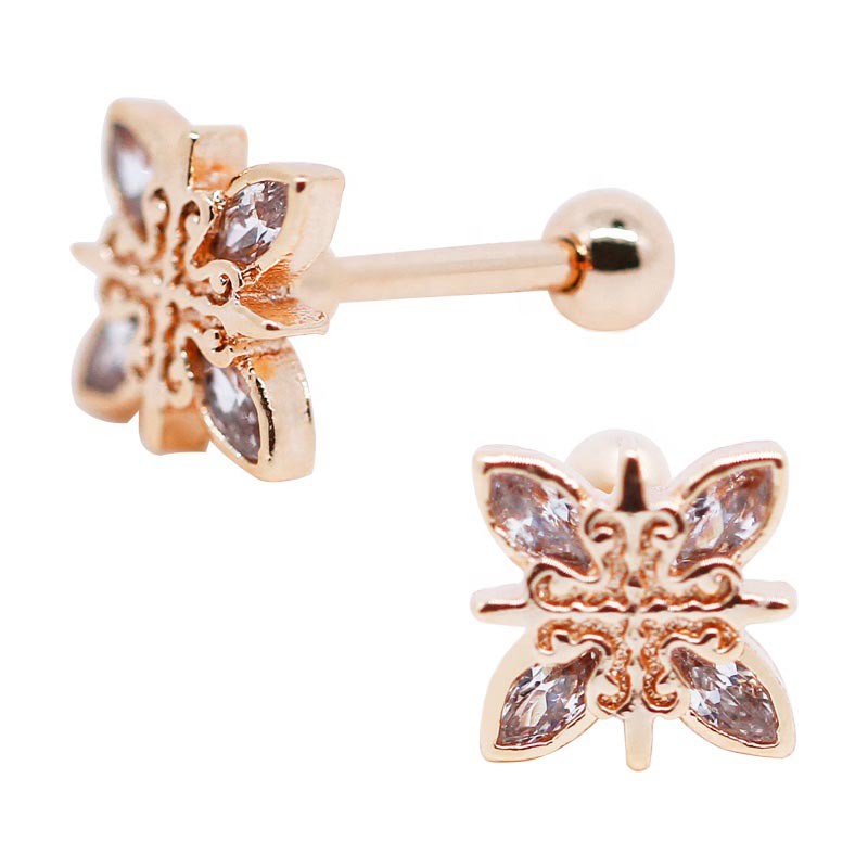 18G Petal Ear Piercing Jewellery