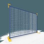 Anti Thief Anti Climb Temporary Steel Fence Galvanized Powder Coated