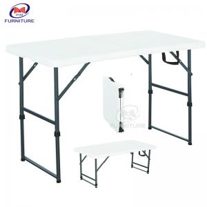 Wholesale Adjustable Folding Plastic Rectangle Table Set Outdoor from china suppliers