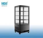 Supermarket Cake Showcase Fridge Glass Door With Lock Frost Free