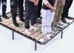 Encrypted Solid Pine Heavy Duty Metal Bed Frame
