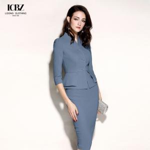 Wholesale Formal Office Suites Women Suits Dress Skirt Office Formal Dress NO Hooded Two Pieces from china suppliers