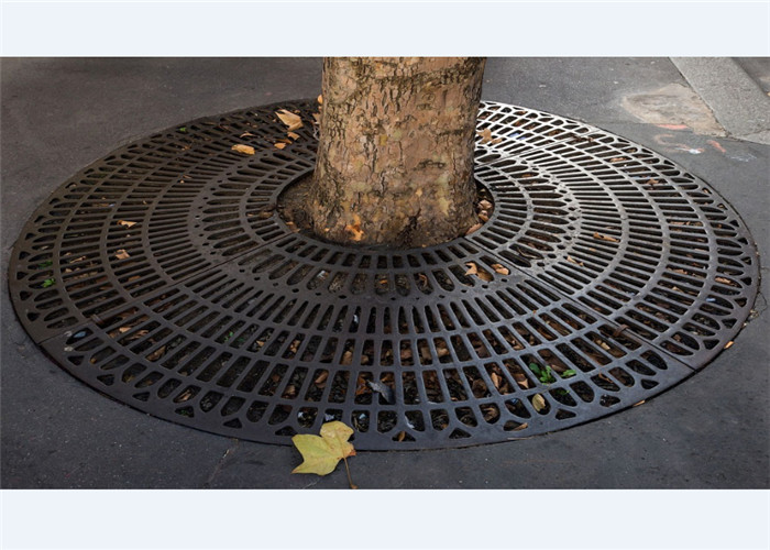 OEM Cast Iron Tree Grates 1200mm X 1200mm EN124 B125 Garden Decoration