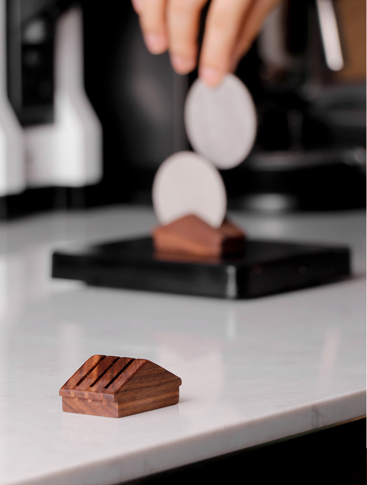 Customized Size Steel Silicone Screen for 2024 Espresso Walnut Tea Filter Holder