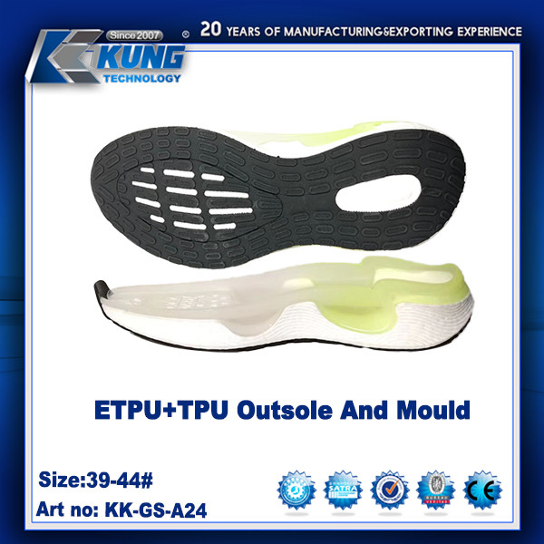 Non Slip EVA Outer Sole Waterproof TPU Rubber Traction Outsole