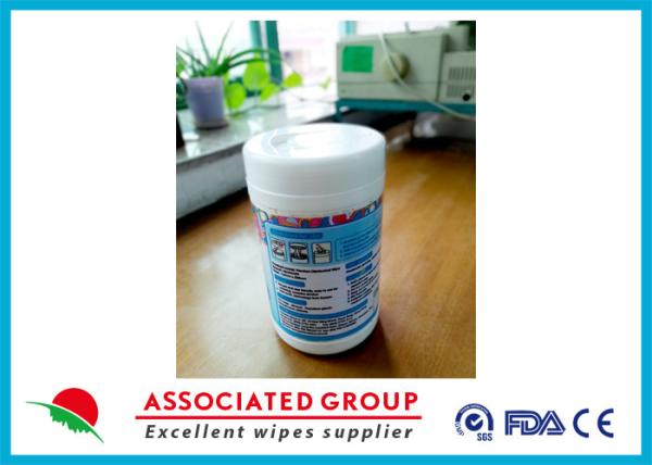 Premium Disinfectant Wipes Soft Spunlace Nonwoven Fabric For Cleaning Hands /