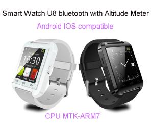 Wholesale new Bluetooth U8 Smart Watch Wrist Watches U8 Altitude Meter DHL for android phones IOS from china suppliers