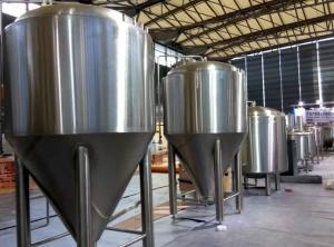 Wholesale Refrigerated Stainless Steel Conical Fermenter 1000L Large Brewing Equipment from china suppliers