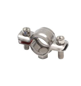 Wholesale ODM Customized Support Stainless Steel 304 Electro-Galvanized Steel Cushioned Clamp for Dongguan's Food Beverage Pipes from china suppliers
