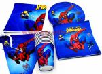 SPIDERMA THEME PAPER GLASSES CUPS SPIDERMAN DISHES KIDS BIRTHDAY PARTY