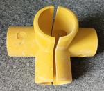 50mm Round Tube Fiberglass FRP Handrail Fitting Elbow Base Tee Four Way